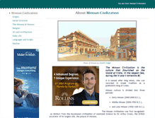 Tablet Screenshot of minoancivilization.net